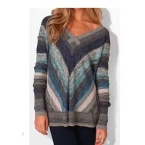 Free People Oversized V-neck sweater